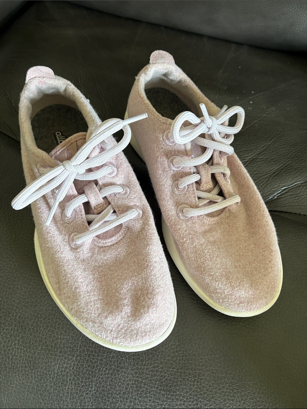 allbirds Women's Pink Wool Runner Sneakers